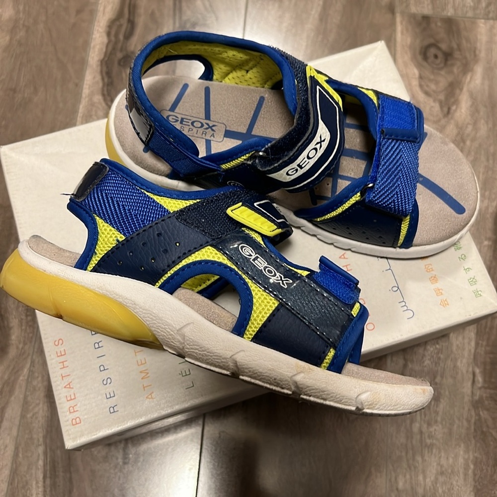 🔥🔥GEOX navy/lime sandal